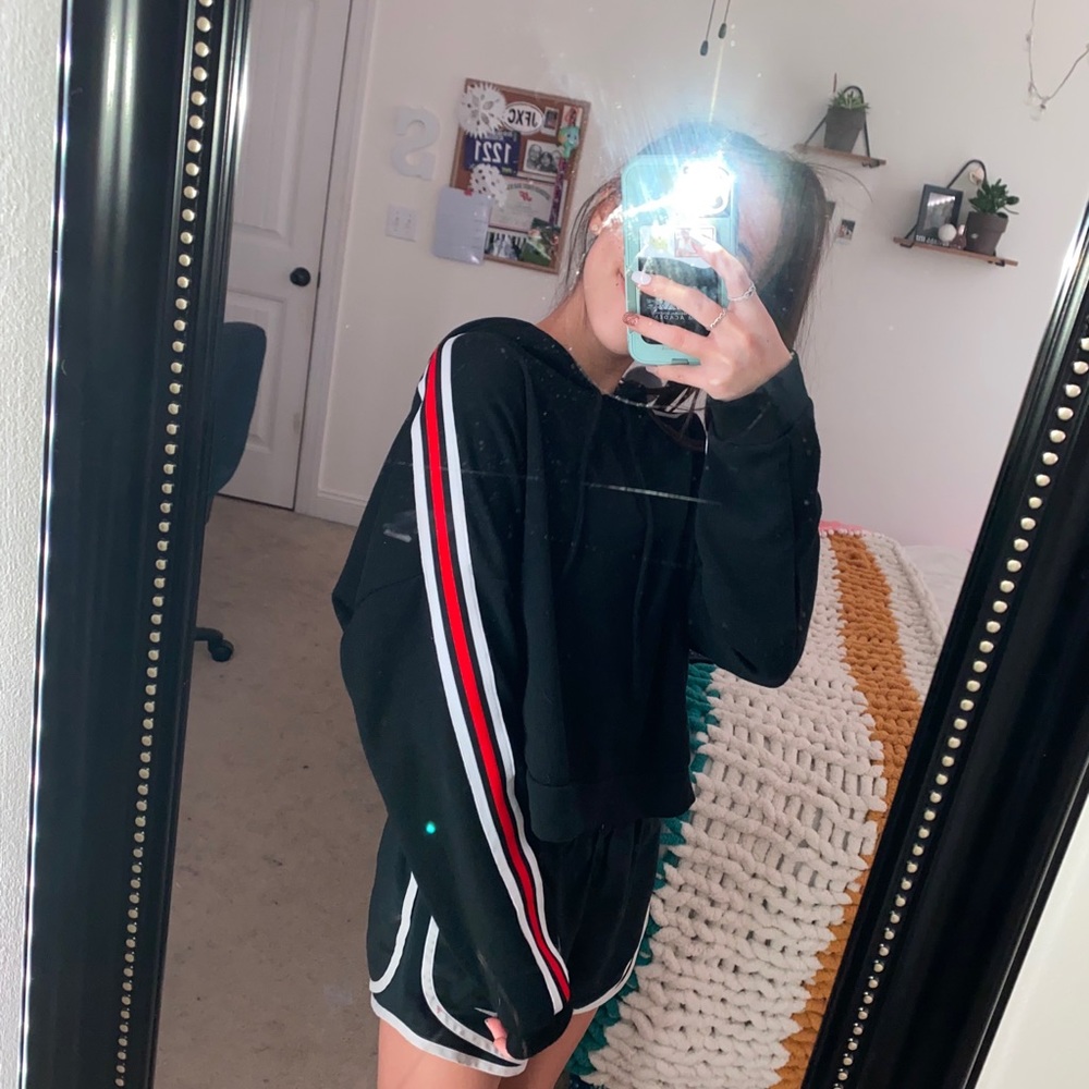 NWT Charlotte Russe black sweatshirt